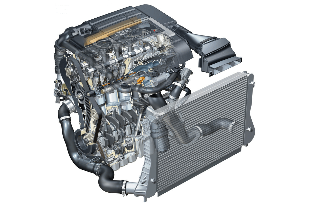 Audi S3 8P Motor (offizielle Grafik)