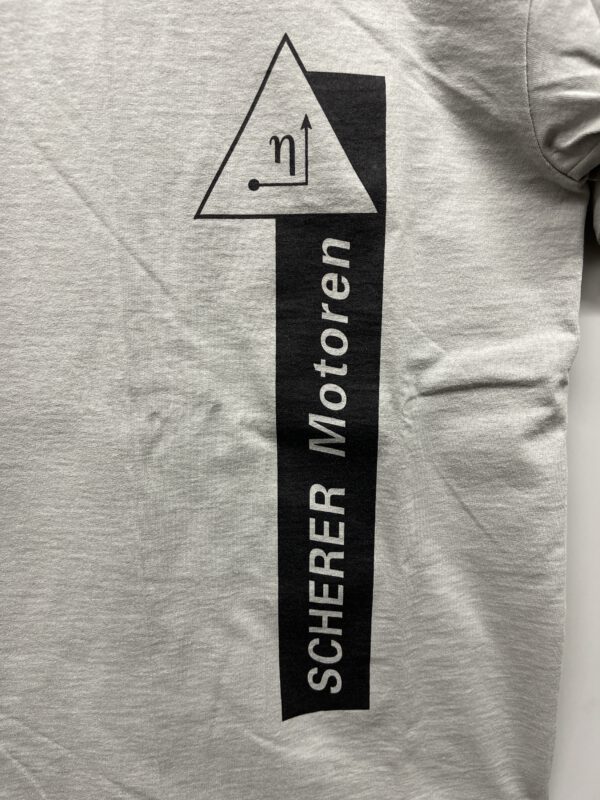 SCHERER Motoren Logo T-Shirt vertikal