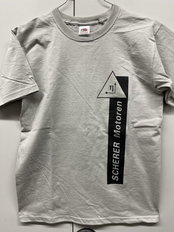 SCHERER Motoren Logo T-Shirt vertikal – Bild 2